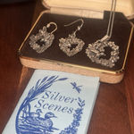 Silver Scenes Beautiful Hummingbird Necklace And Earring Set Photo 0