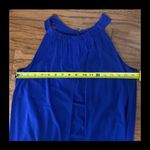 Chico's Chico’s Blue dress with open shoulder & fringes. M Photo 8