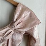Lulus Truly Yours Blush Satin Jacquard Off Photo 4
