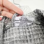 Parachute Unisex Turkish Cotton Waffle Knit Robe in Grey Size Medium Gray Photo 5