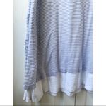 Feel the Piece  blue & white stripe V Neck Summer Dress Photo 3