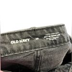 Old Navy black denim high rise wide leg pants. NWT. Photo 4