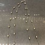 Fashion Jewelry Bundle/ 3 Silver Tone Necklaces Silver Photo 4