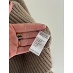 Brochu Walker  Marlowe Taupe Cropped Henley Sweater Size Small Photo 6