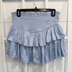 Mustard Seed Blue Ruffled Skirt Photo 0