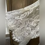 EUC Beautiful lace cut out shoulder swimsuit coverup Photo 2