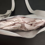 H&M  Divided Light Gray Crossbody Purse NWT Gray Sling Bag Gray Vegan Leather Bag Photo 4