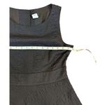 J.Crew Black Boatneck Bias A-Line Sleeveless Cotton Sundress Midi Dress Size 12 Photo 4