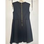 Ted Baker NWOT  Black Joone Skater Dress Rhinestone Embellished Cocktail Mini L Photo 4