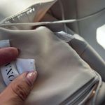 Shona joy Draped Midi Oyster Grey Dress Photo 8