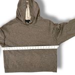Cynthia Rowley Hoodie Womens Large Gray Pullover Drop Shoulder Ruffle Sweatshirt Photo 6