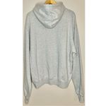 Good American Oversized Gray Hoodie K Initial Cotton Sweatshirt Monogram Photo 6