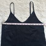 Everlane The Party Slip Dress Midi Side Slit Skinny Straps Minimalist Black 0 Photo 9