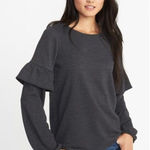 Old Navy  Terry Ruffle Sweatshirt Photo 0