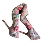 Elle  Floral Print‎ Stiletto Pointed Toe Heels Pumps Women's Size 9 Photo 9