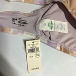 Aerie  Bikini Top Scoop Removable Cups Geometric Purple Brown S Photo 2