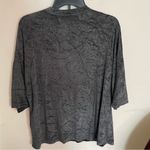 IRO   Parada gray velvet velour oversized tee in Anthracite- Size XXS Photo 5