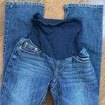 Indigo Blue  Premium Denim Maternity Bootcut Jeans Women’s Small Full Panel Photo 0