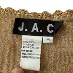 J.A.C. Gold Metallic Tank Top Size M Photo 3