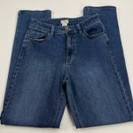 Camila Coelho  Studded Mid Rise Straight Leg Medium Dark Wash Jeans Size 6 Photo 5