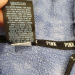PINK - Victoria's Secret Victoria's Secret PINK Dark Blue & White Tie Dye Full Zip Sweatshirt Size Small Photo 3