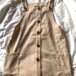 Tan Overall Dress Photo 0