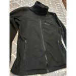 Columbia ‎ Fleece Jacket Full Zip Up Black Womens M Medium Photo 1