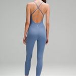 Lululemon Align Cross-Back Bodysuit 25” in Oasis Blue Photo 1