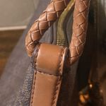 Michael Kors  Brown Logo Top Zipper Close Shoulder Bag w Braided Shoulder Strap Photo 11