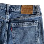 Levi's  Premium Wedgie Straight Fit Jeans Medium Wash Cropped Womens Size 28 Photo 11