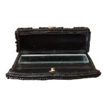 Vintage Beaded Evening Lipstick Case Holders Lot Red & Black Floral With Mirrors Photo 6