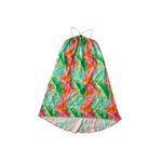 Show Me Your Mumu NWT  Lexington Midi Dress Size Medium Pink Green Linen Tropical Photo 2