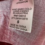 Andree by Unit  rayon embroidered tunic lightweight maroon boho casual earthtones Photo 7