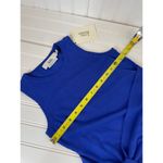 NWT Love, Bonito Aliyah Knit Column Wrap Midi Dress Sleeveless Cobalt Size 2 Blue Photo 3