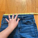 American Eagle Women’s Super High-Rise Shortie Size 0 Dark Wash Cut Offs Photo 3