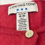 Covington  Red Cashmere Sweater Photo 1