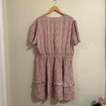 Simplee Apparel Simplee Plus Printed Knot Front Ruffle Hem Mini Dress Size 4XL NEW WITH TAGS Photo 3