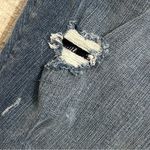 Torrid Distressed Plaid Backing Skinny Denim Jeans Photo 8