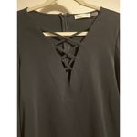 Ramy Brook Black Bell Sleeve Top Sz. 6 Photo 5