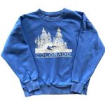 American Eagle Blue Colorado pull over Sweater XXS oversized cotton blend Photo 1