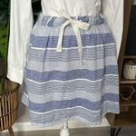 Gap • linen blend stripe mini skirt Photo 1
