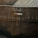 EXPRESS Super High Waisted Black Tonal Snakeskin Print Slim Ankle Jeans … Photo 10