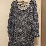 JM Collection NWOT  Bathing Suit cover up XL or tunic Navy & White Photo 0
