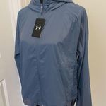 Under Armour Woven Full Zip Reversible Jacket Windbreaker Warm Up Pockets NEW Photo 2