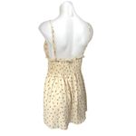 Princess Polly  Cream Floral Sleeveless Cami Camisole Smocked Mini A-line Dress 4 Photo 1