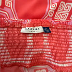 Cabana‎ Life Spring Regatta Coverluxe Size XL EUC Smocked Off The Shoulder Pink Photo 5