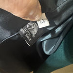 Vintage Portrait 100% Wool Coat Forest Green Sz 14 Petite Long belted FLAWS Photo 7