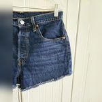 Levi's 501 Dark Wash Cut-Off High Rise Jean Shorts size 30 Photo 6