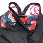 Lululemon Breathe and Flow Tank Black Secret Garden Photo 3