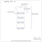 shirt dress 1950s striped pockets tan white patch pockets Size 10 Photo 2